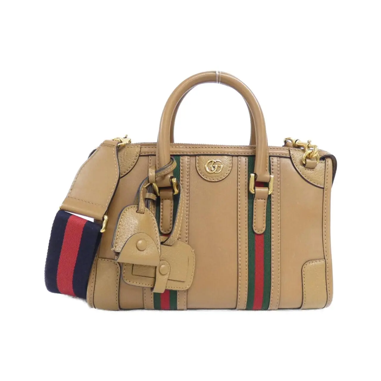 Pre-owned GUCCI Calfskin Shoulder Bags Leather Handbag