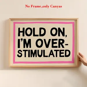 Wall Art Quote Poster, Unframed Art Print, Bold Fun Font Wall Decor, Mental Health Self Care, Perfect Gift for Her Home, Suitable for Counseling Office