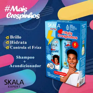 Skala - Linha Expert - Kit Shampoo e Condicionador Mais Crespinhos(2 x 325 Ml) - (Expert Collection - Set More Curls Kids Shampoo and Conditioner (2 x 11 Fl Oz))