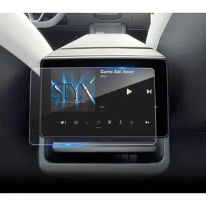 2024 Model 3 Rear Screen Protector for Tesla Model 3 Rear-seat 8-inch Display, 9H Tempered Glass 2024 Model 3 Accessories 2024 Model 3 Rear-seat Display Protective Film HD Transparent 8"