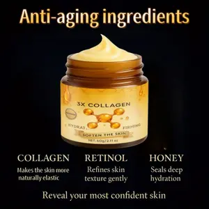 Honey Firming Moisturizing Face Cream, Improves Wrinkles, Age Spots, Crow's Feet, Suitable for All Light Skin Types, Daily Use