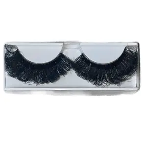 Russian Strip Lashes Natural Looking Soft & Fluffy Mink Lashes 3D False Eyelashes Russian Volume Eyelashes Fake Eyelashes Dramatic Messy Mink Lashes Wispy Long Foxy Eye Lifting Look Eyelash Extension Kit Full Eyelash Strip To Lengthen And Volumize
