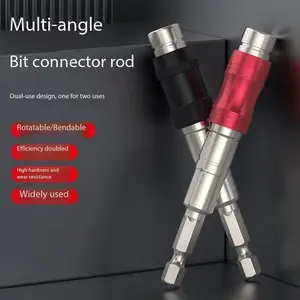 Colorful 3-Piece Extension Rod Set, Quick Change Hex Shank Drill Bit Extender, Magnetic Extension Adapter for Electric Screwdriver