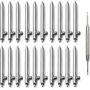 Quick Release Spring Bars Pins-20PCS Stainless Steel Watch Strap Watch Repair Spring Bar Tool