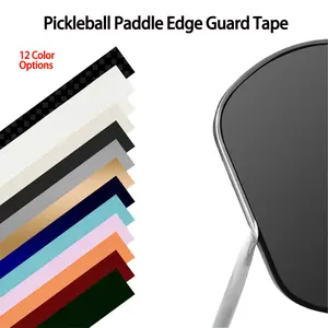 Ultra-Light Pickleball Edge Guard, Mirror Finish Pickleball Tape, Racket Protector, Easy Use, Scratch-Resistant & Flexible, Strong Adhesive Prevents Lifting, Vibrant Colors, Protect & Style Paddle, Stays Put, Fits 0.55 IN Width Pickleball Paddle, 29.53 IN