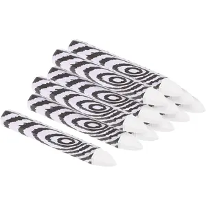 Lumber Marking Crayons, 12 Pack 4"x0.55" Hex Wax Tire Marker Drawing Crayons for , Glass, Ceramics, Cartons, Cloth, Stone, White