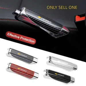 Car Hand Brake Cover, Handbrake Grips Protection Cover, Car Accessories, Compatible with Chevrolet Spark, Captiva, Cruze, Tracker, Orlando, Colorado, Malibu, Aveo