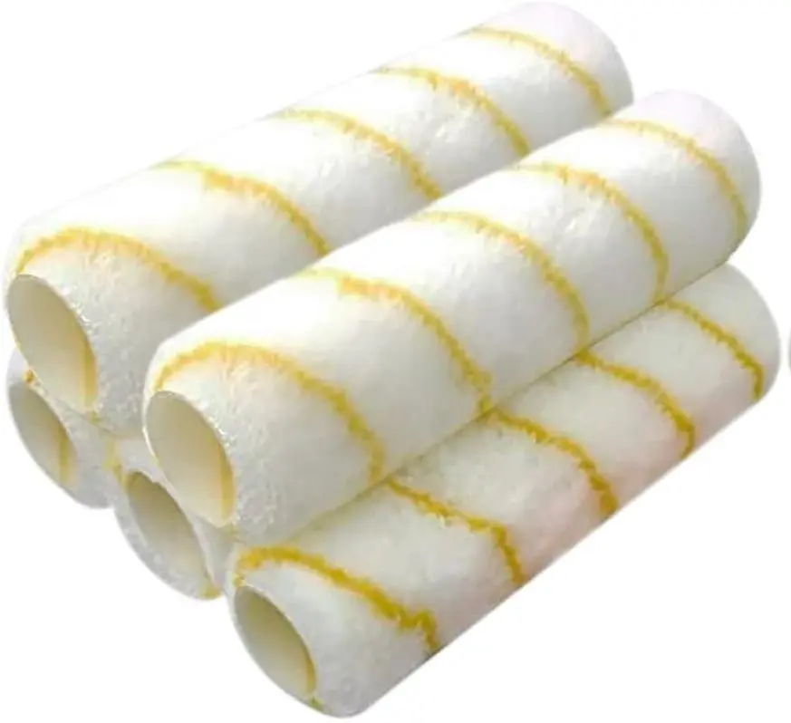 5-Pack Microfiber Paint Roller Covers – 1/2" Nap, 9-Inch – Ideal for Smooth to Semi-Smooth Walls
