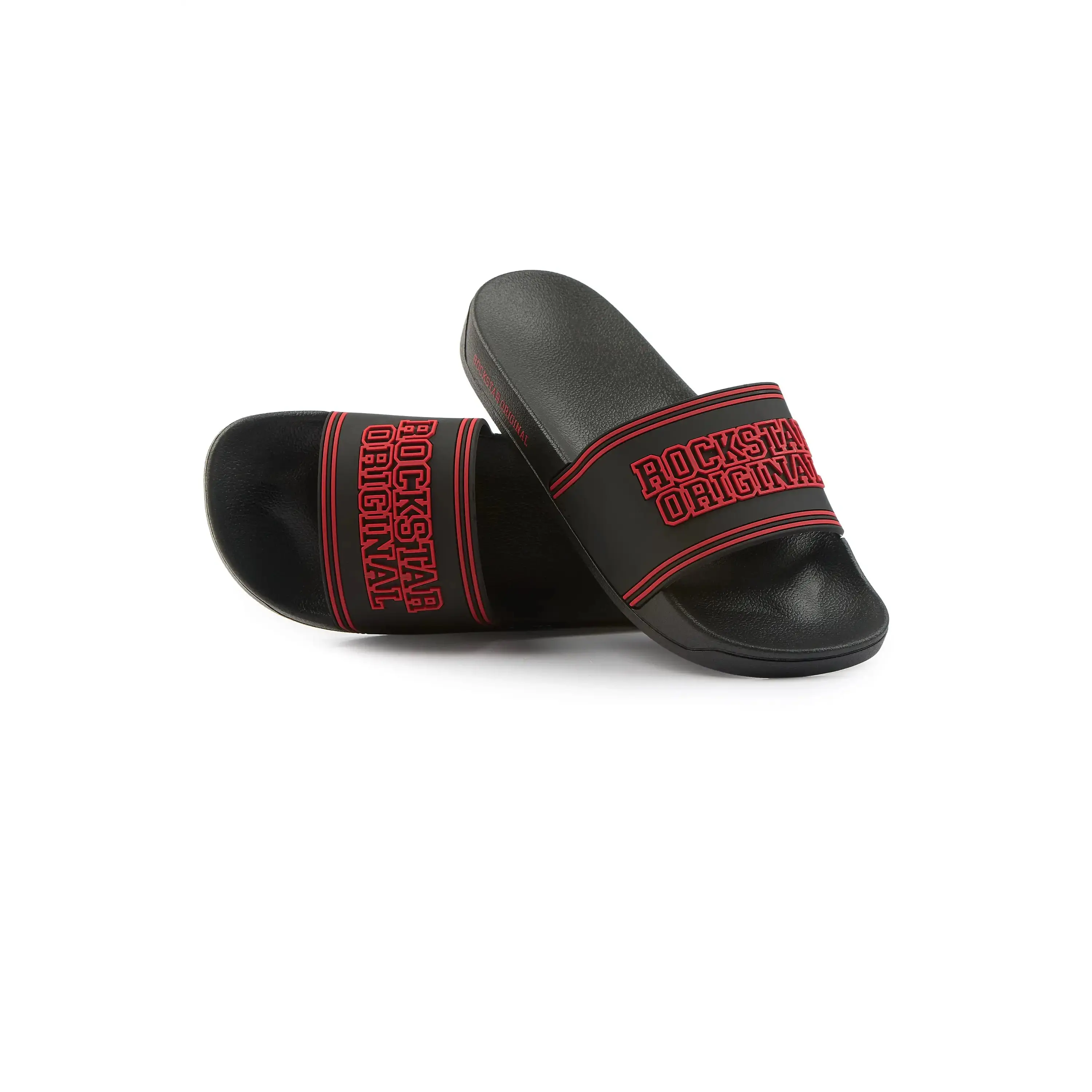 Lake Black/Red Graphic Slides