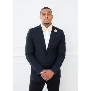 Champagne Bowtie and Accessory Set (Groomsmen) - Quick Ship