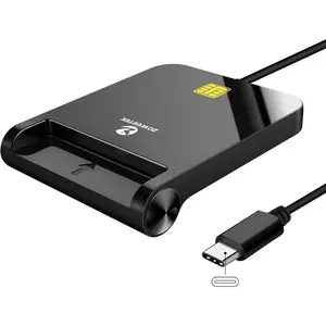 Reader USB C, CAC Card Reader, DOD USB Common Access CAC, Compatible with Windows 10/11, Mac OS 10.15 and Linux (Type C)