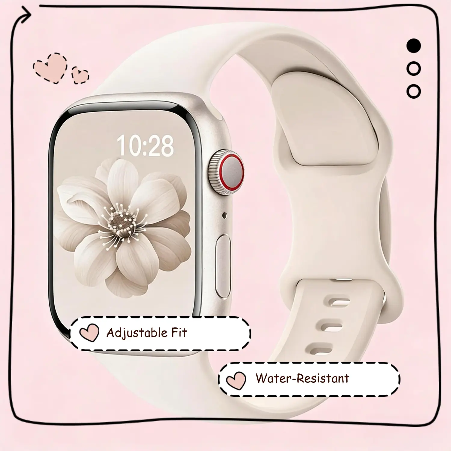 Sport Silicone Band for Apple Watch 40mm 38mm 41mm 44mm 45mm 42mm 49mm Women Men Soft Wristband Waterproof Replacement Strap for iWatch Series 9 8 7 6 5 4 3 2 1 SE Ultra
