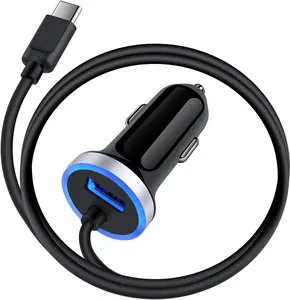 USB C Car Charger, .A Fast Charging Car Charger for Samsung Galaxy S S Ultra S FE S S S S SE S S Note   A A A A A A A A A A A AE, with ft Type C Cable