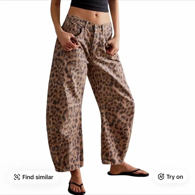 Barrel Jeans Women Fit Pants