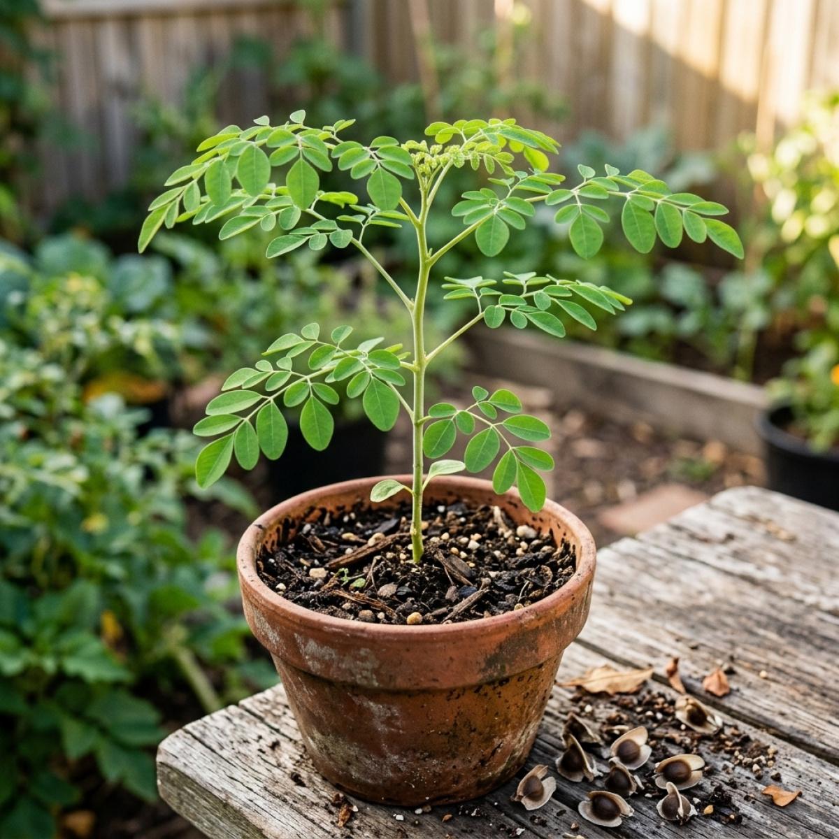 Premium Moringa Seeds High Germination Rate Organic Edible Moringa Oleifera for DIY Crafts Tea Infusions & Garden Planting