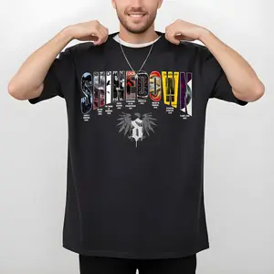 [ MADE IN US ] Shinedown Album Timeline Graphic T-Shirt, Rock Band Discography Aesthetic Tee