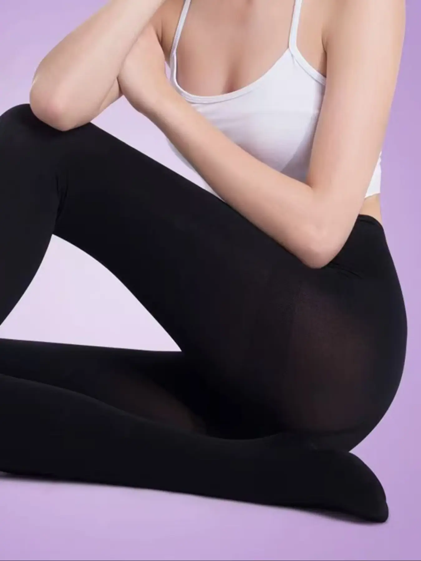 Spring Autumn Women's Stocking Pants, Plain Basic Micro-Transparent Nylon Tights, Soft Comfortable Smooth Underwear, Beauty Leggings, Dance Pants, Elegant, Chic, Clothing