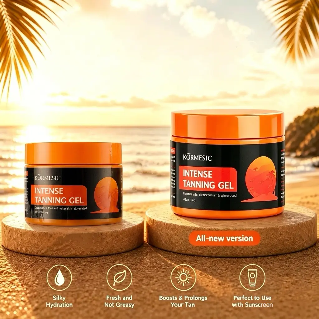 Fast Tan Accelerator for Outdoor Use | Moisturizing, Smooth Finish, Water-Resistant Body Care Radiant Moisturizer，Even Tanning for All Skin Tones#Summervibes