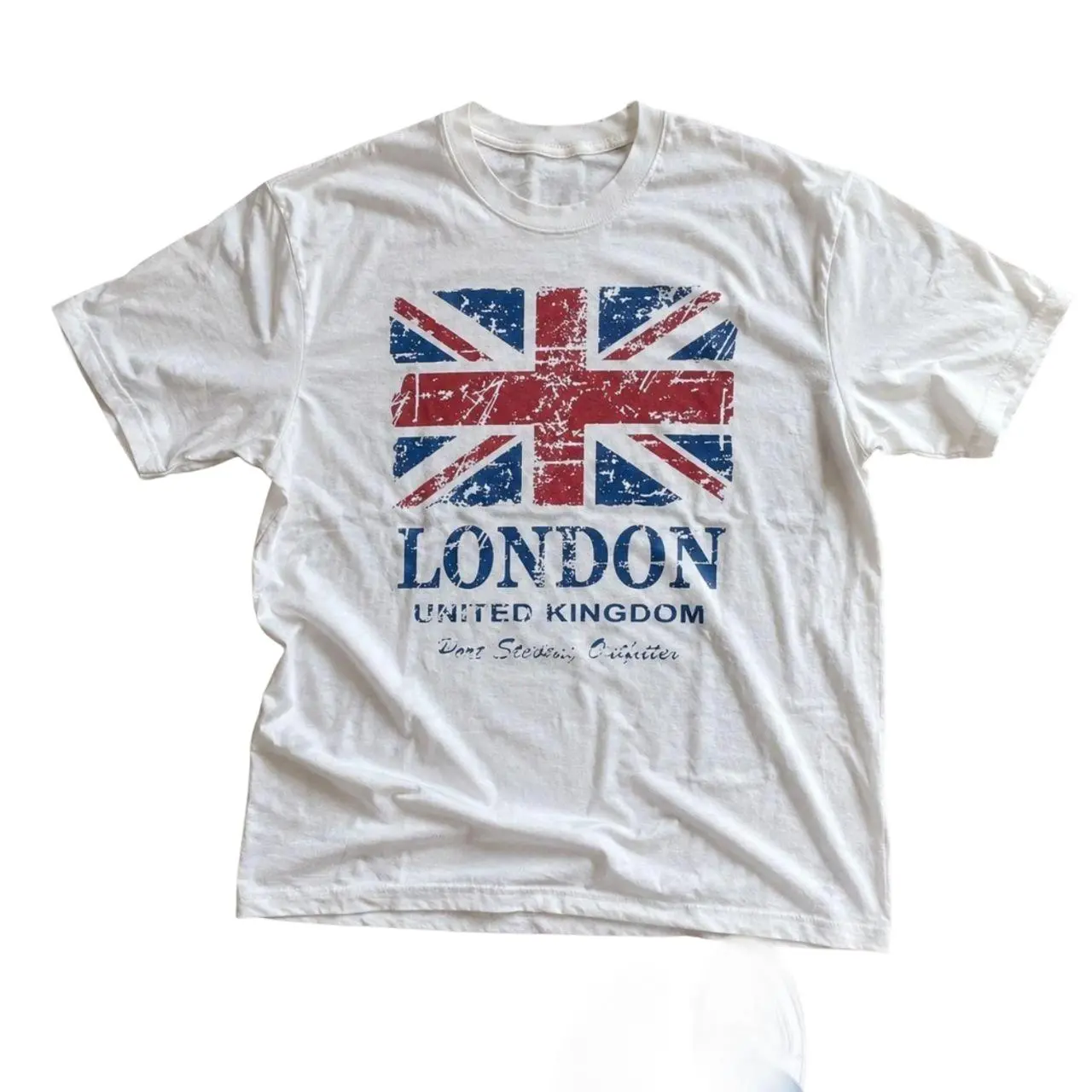 Vintage London United Kingdom Graphic Tee, Union Jack Flag Shirt, Retro British Travel T-Shirt, UK Souvenir City Top