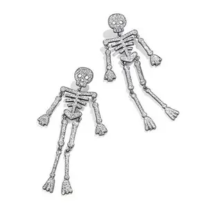 BAUBLEBAR Skeleton Glitter Enamel Drop Earrings