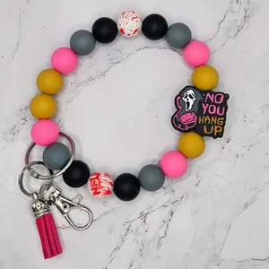 Halloween Ghostface Keychain Wristlet - Clearance Sale