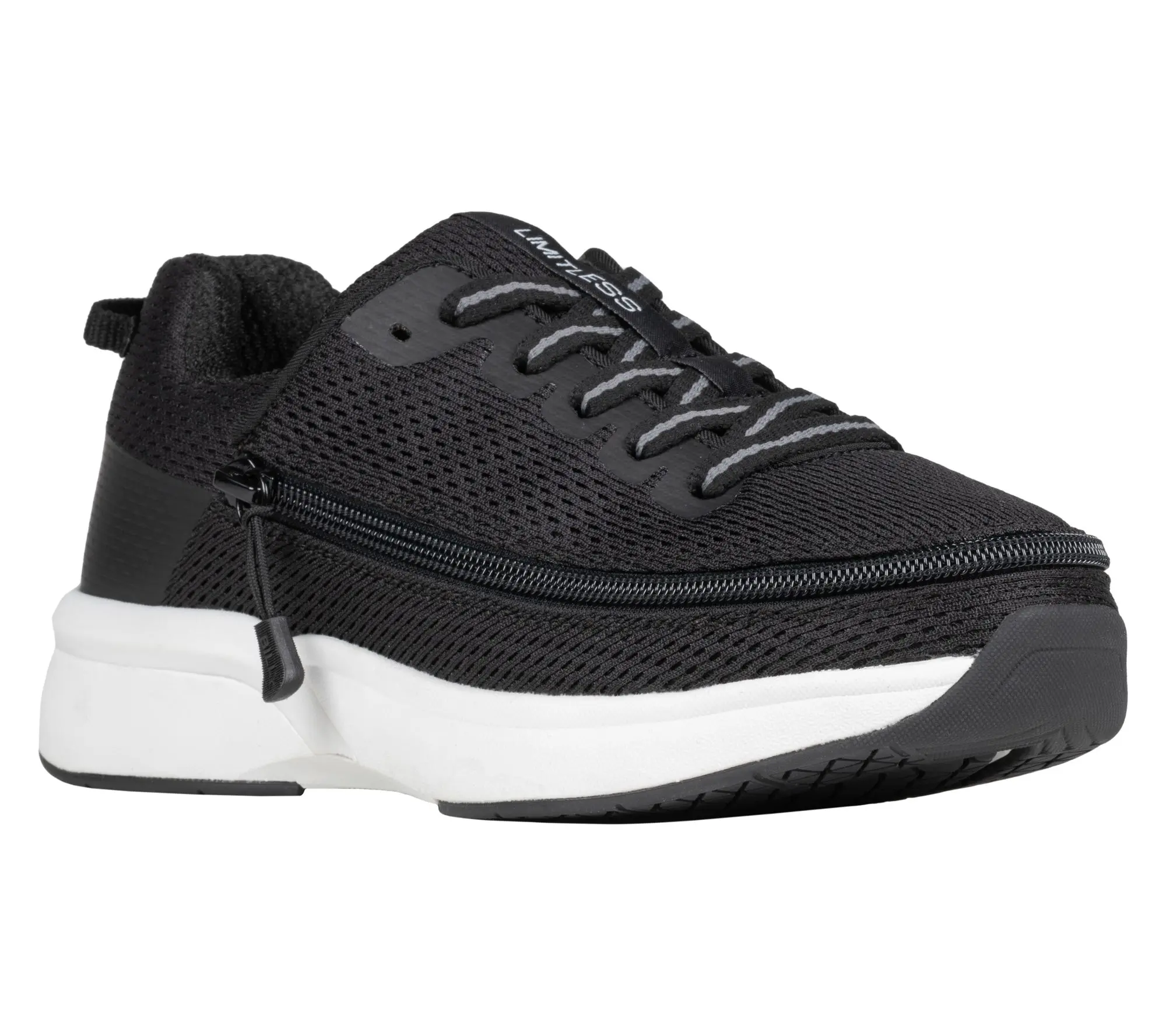BILLY Footwear zip-on Women's Black Limitless