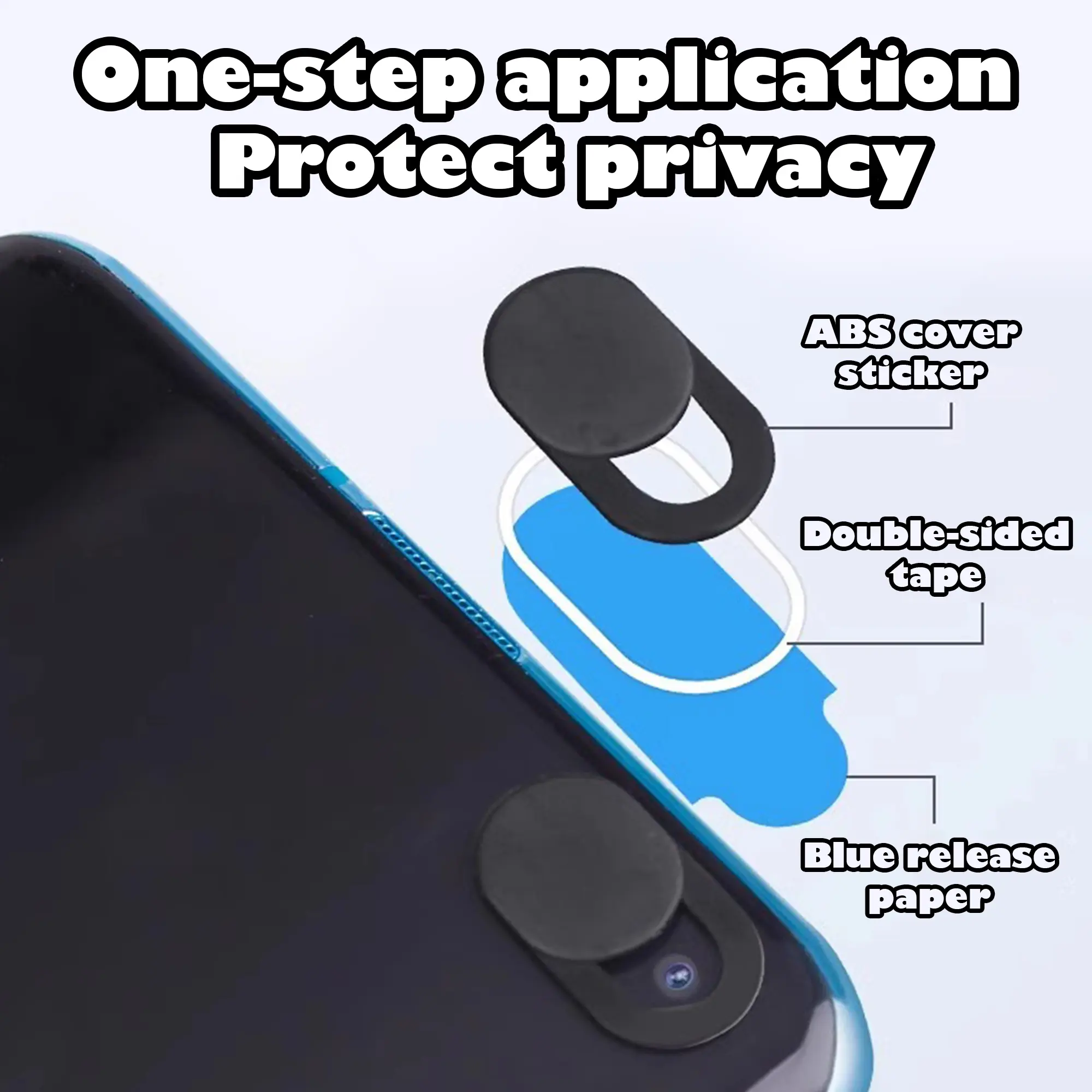 20 Counts Webcam Cover Ultra Thin, Universal fit for most devices