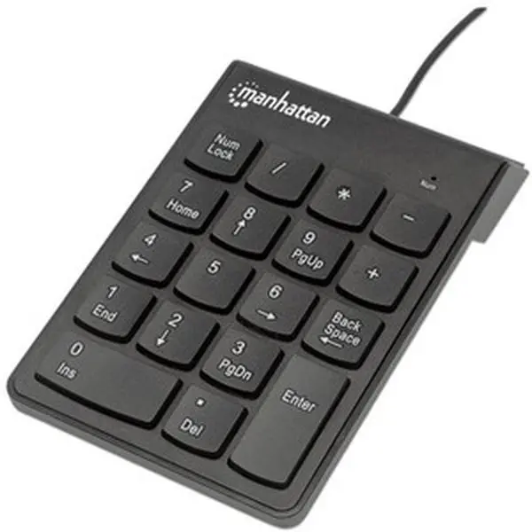Manhattan USB Numeric Keypad with 18 Full-size keys 176354