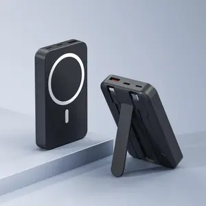 10000mAh Wireless Portable Charger with USB-C Cable Magnetic Power Bank , Battery Pack Only Compatible with iPhone 15/15 Plus/15 Pro/15 Pro Max, iPhone 14/13/12 Series and more