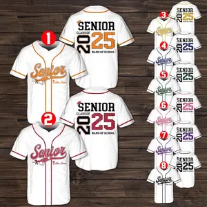 Personalized Senior 2025 Baseball Jersey, Custom Name and School, Graduation Jersey, Senior Jersey, Senior Graduation 2025 Gift