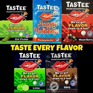 Tas-Tee Variety 4 Packs (20 flavored golf tees)