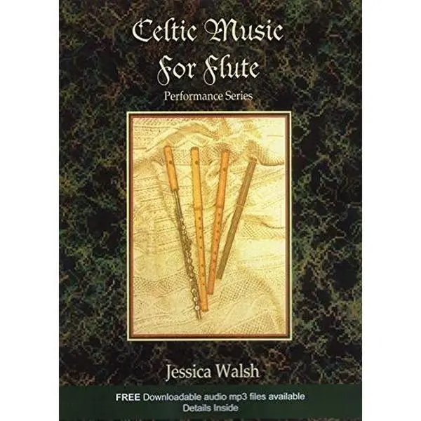 Used Celtic Music Flute Tutorial Book with Downloadable Audio Files by Jessica Walsh (Paperback)