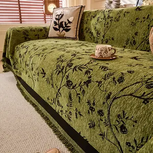 Moon Home — 1 piece “Yan Ying Qi Zhi” sofa cover, pet-friendly, suitable for armchairs, couples’ seats, and 3–4-seat sofas—machine washable home decor protective cover, available in a 2-seat option, ideal for living room and bedroom décor; stylish and eas