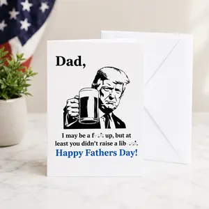 Funny Fathers Day Card for Dad – Hilarious 4x6 Greeting Card