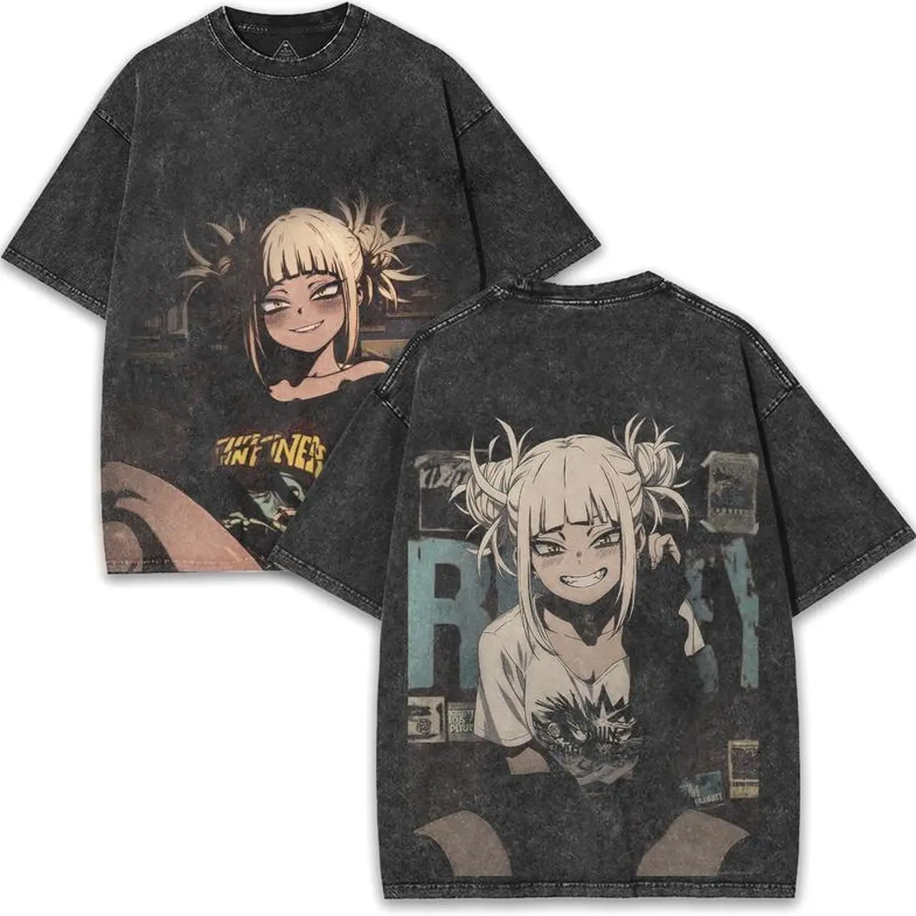 Toga Himiko My Hero Academia Washed Oversized Tee, Unleash Your