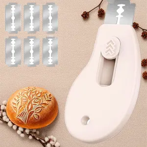Retractable Magnetic Bread Lame: Sourdough Scoring Tool with 5 Extra Blades, Professional Bread Scorer for Perfect Ear & Design