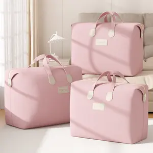 Large Capacity Storage Bag, Durable Moving Packing Bag, Foldable Handbag, Portable Clothes Organizer, Ideal for Clothes, Blankets, Pillows, College Dorm Essentials