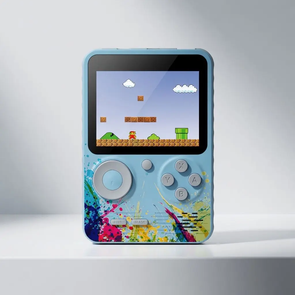 G5 Handheld Game Box Game Player 3" Screen -Green (PSN)