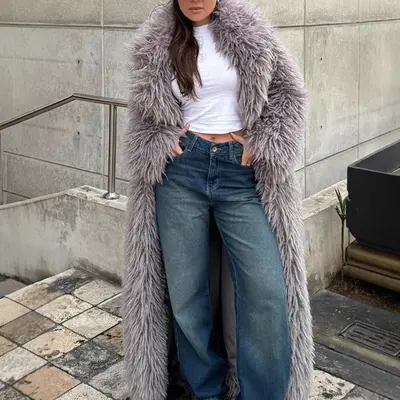 Stradivarius Fur Coat TikTok Shop