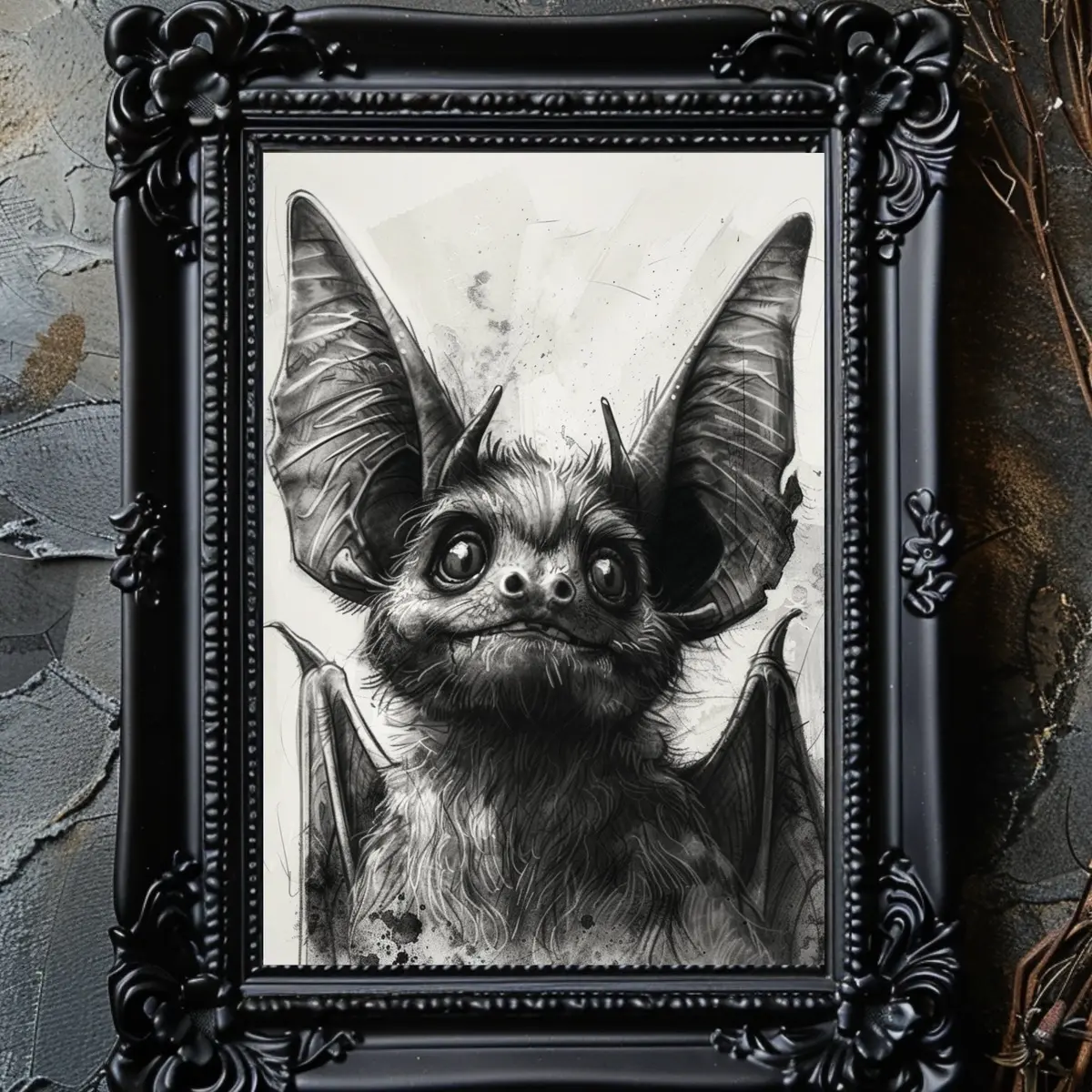 Bat Halloween Decor Home Decor Unframed 8x10 Premium Matte Art Print Decoration Artistic Photo Room Wall Poster