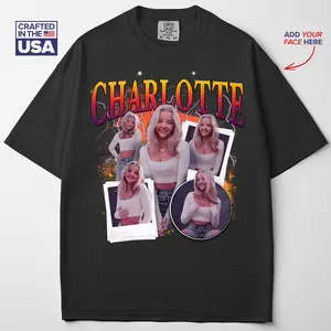 Personalized Bootleg Rap T-Shirt, Custom Vintage 90s Graphic Tee, Birthday Gift for Him or Her, Custom Face Shirt, Trending Streetwear