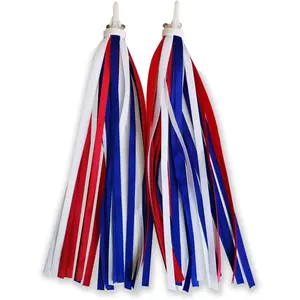 Patriotic  Ribbon Streamers for July 4 Independence Day  and Tike Parade, Red White and Blue