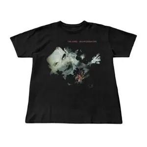 The Cure Disintegration Band Tee - Vintage 90s Unisex Cotton Graphic Shirt Cotton Fit