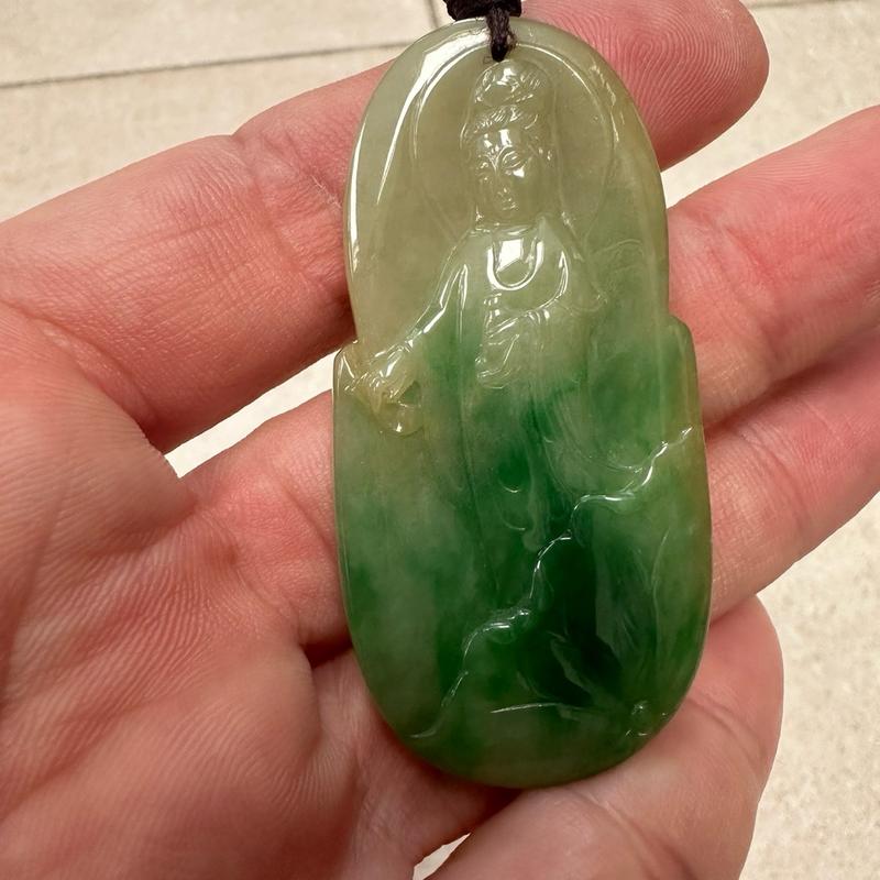 Guanyin lotus leaf Jade