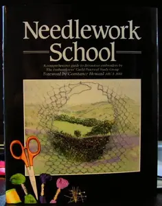 USED Book - Needlework School by The Embroiderers' Guild Practical Study Group (Hardcover) - english