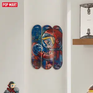 POP MART MEGA SPACE MOLLY Hello, Moon Limited-edition Skateboard Triptych