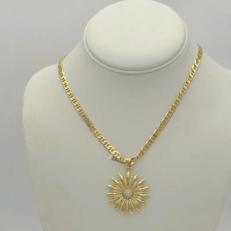 Rodriguezjewelry # 3533 Necklace (19.5 inches ) # 3531 Pendant