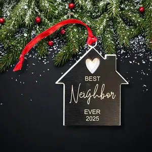 Best Neighbor Ever 2025 Ornament | Christmas Ornament Gift