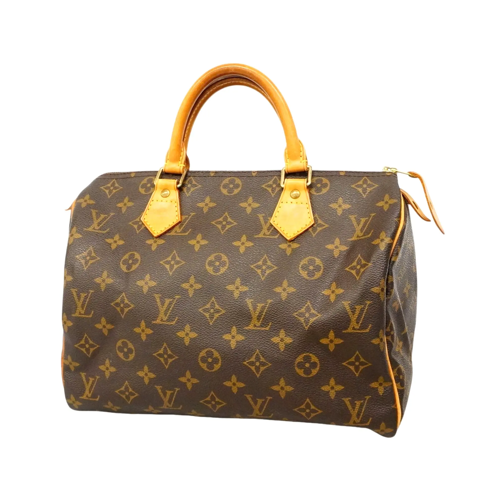 Pre-owned Louis Vuitton canvas Tote Bags Monogram Speedy 30 Boston Bag TH0093 (FJ73254)