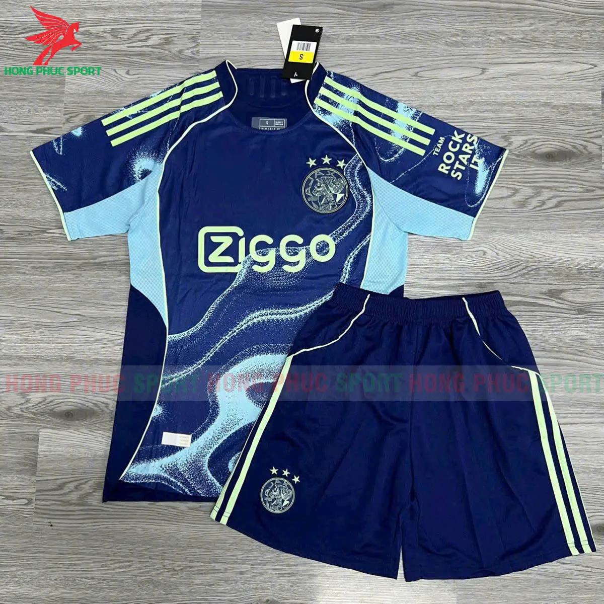 Men's Football Kit 2025/2026 Season - Navy With Green Stripe Edition